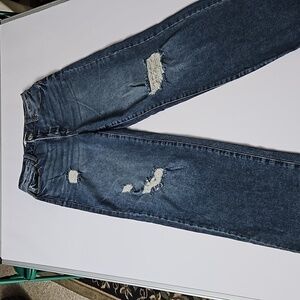 SO Good  For Life Baggy Dad Jean's sz9/29w Blue. Pre-owned